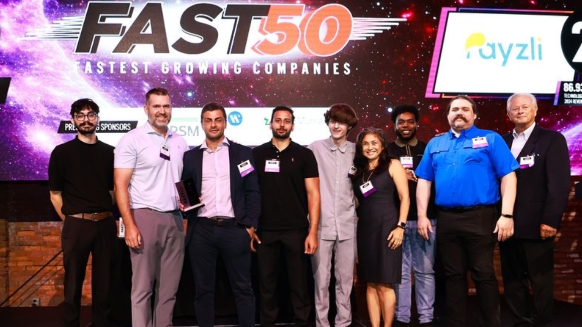 Payzli recognised as one of Tampa Bay's Fast 50 companies