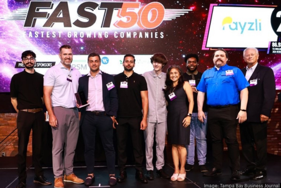 Disrupting Payments, Driving Growth: Payzli Secures Impressive Spot on Tampa Bay’s Fast 50 List